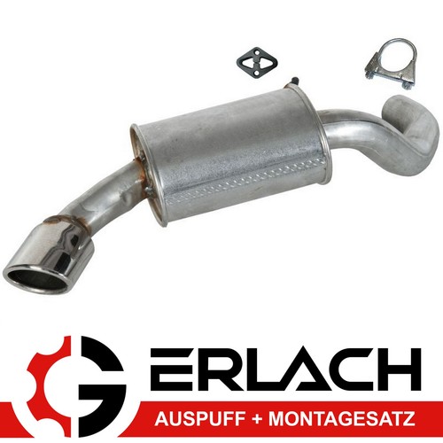 Silencieux échappement pour - silencieux, d'échappement