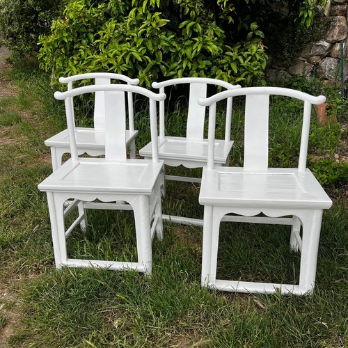 Lot chaises anciennes chine - lot,