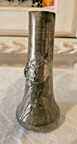 Ancien petit vase etain - ancien,