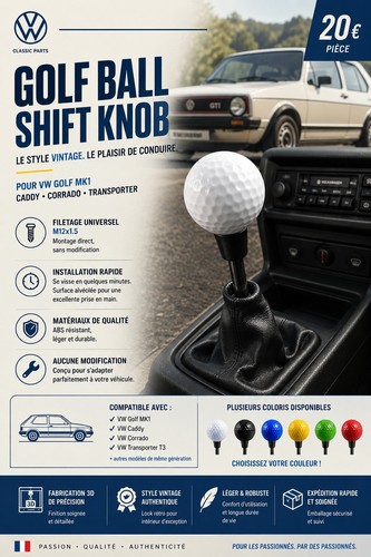 Pommeau volkwagen golf - pommeau,