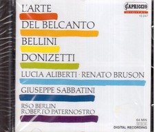 Bellini, Donizetti : L'Arte Del Bel Canto / Lucia Aliberti, Giuseppe Sabatini CD