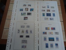 4 Feuilles" LEUCHTTURM" 1981/1998 timbres neufs**/ oblitérés voir détails