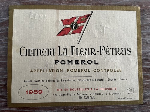 étiquette château fleur - château,