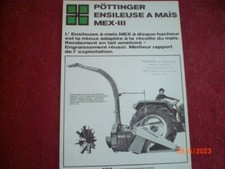 PROSPECTUS   PUBLICITAIRE   ENSILEUSE   A   MAIS   POTTINGER   MEX-III