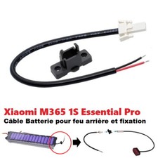 Câble Batterie Fixation Feu Arrière Trottinette Xiaomi M365, Pro, 1S, Essential