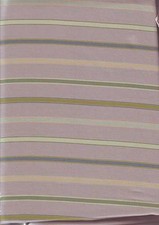 jolie piece de tissu aspect satiné - rayures bleu blanc gris -rose 156x114 cm