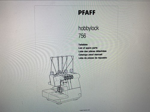Pfaff hobbylock 756 manual - hobbylock,
