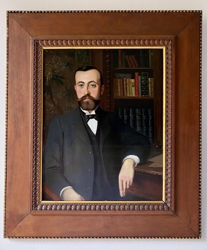 Portrait homme bibliothèque - portrait,