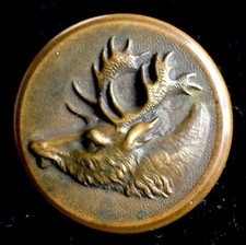 Vintage Antique Hunting Elk