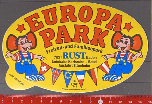 Europapark sticker decal rust - europapark, sticker/decal: