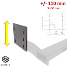 Plaques latérales 3 paires de