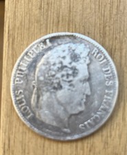 5 Francs Argent Louis Philippe 1er Tête Laurée - 1835 A (Paris) - état B/TB