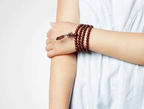 Bracelet mala tibétain - mala, en