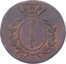 O2967 Prussia German States 2 Pfennige Friedrich Wilhelm III 1810 A AU !! >Make 