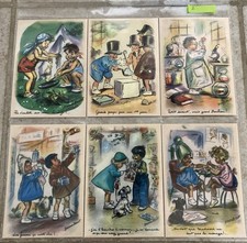 6 Cartes Postales Neuves