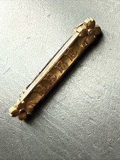Ancienne Broche En Plaquer Or