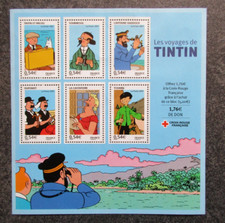 FRANCE timbre BF 109 TINTIN 2007 neuf ** faciale 3.24 € en TBE lot BY09
