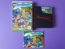 LES SCHTROUMPFS / Nintendo NES PAL B FAH / Infogrames + BOITIER PROTECTION