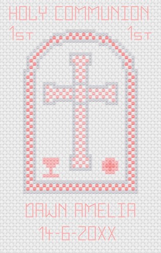 1st sainte communion - sainte, fille