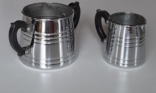 Sucrier Et Pot A Lait Cuivre Chromé MENESA