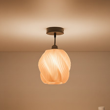 Suspension Design 3D Blanche | Style Scandinave Bohème | Kit Complet LED Neuf