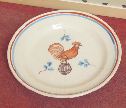 Rare assiette faience clamecy - assiette,