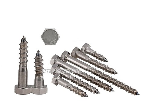 Tirefonds inox vis bois - vis,
