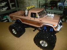 FORD F 350 MONSTER TRUCK ROUES 66 INCH 1978 GREENLIGHT 1/18