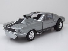 Ford MUSTANG Gasser " Gone IN 60 Secondes " 1967 Gris Modèle 1:18 Acme