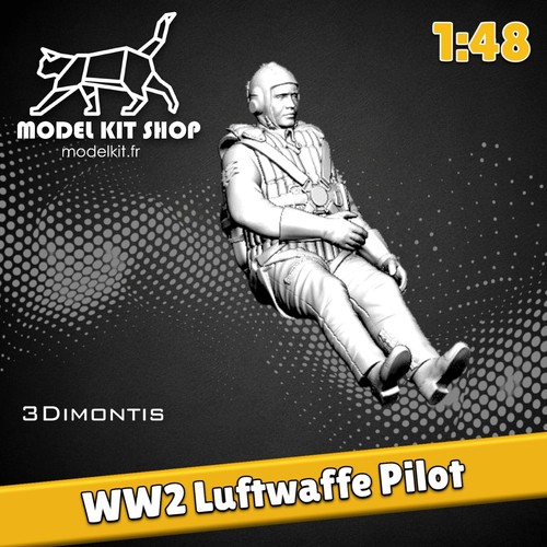 Figurine ww2 pilote - 1:48,