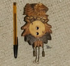 Horlogerie ,Horloge Comtoise Mini Boîtier Vide Forêt Noir, Coucou Ancien .