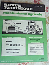 Revue technique tracteur Agricole  551 556 651 652 656   presse Massey Ferguson
