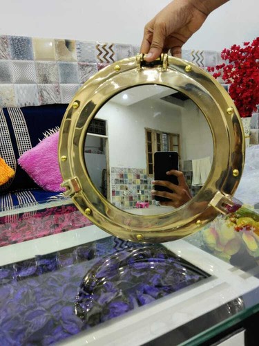 Miroir hublot laiton fenêtre