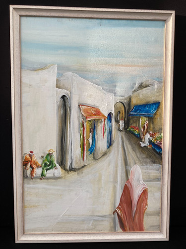 Huile sur toile paysage - huile,
