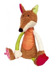 Peluche Renard Roux Patchwork
