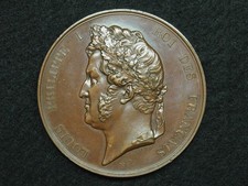 MEDAILLE BR. 51mm BARRE. 1838
