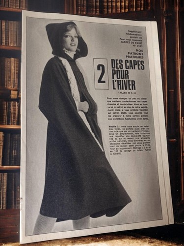 Patron couture vintage capes