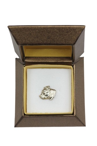 Staffy broche en - -,