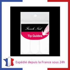 Lot de Guide Autocollant pour French Manucure Maison Stickers Ongles Nail Art 