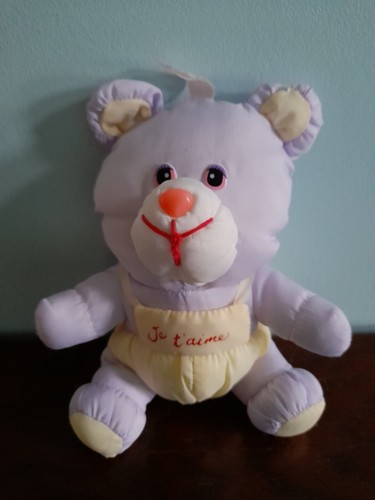 Peluche doudou ours toile - 💥peluche,