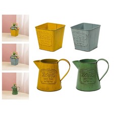 Pot de fleurs en fer