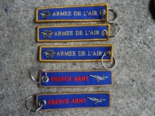 lot 5 Patch Porte Clef Rafale