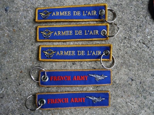 Lot patch porte clef rafale - patch,