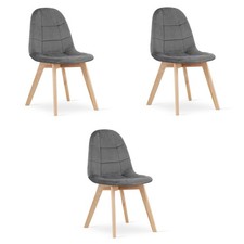Fauteuil BORA - velours gris