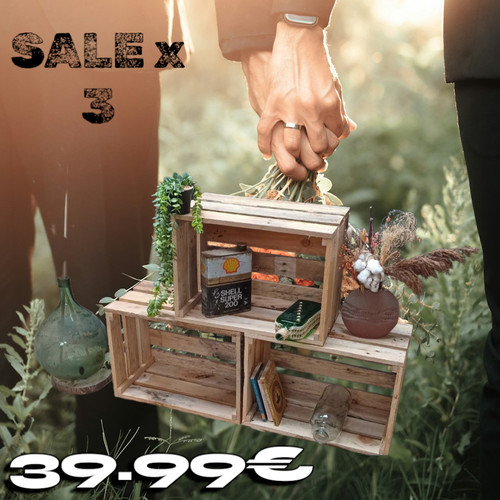 Caisses bois idéal deco - bois,