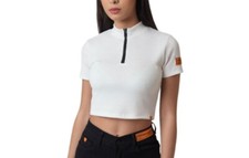 Project X paris tee-shirt coton côtelet Femme