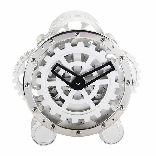Horloge table acier - table, en