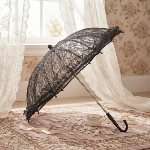 Parapluie vintage dentelle - en,