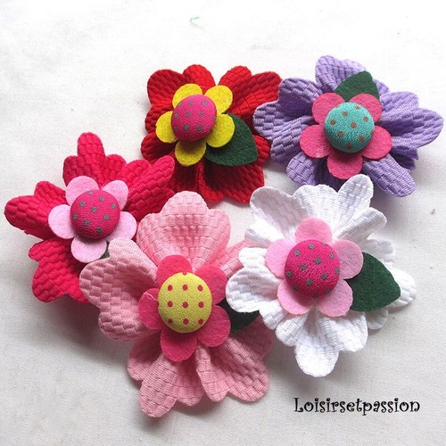 Lot applique fleur - lot,