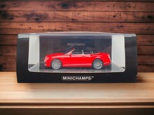 Miniature minichamps Bentley continental GTC speed 2012 1/43 rouge